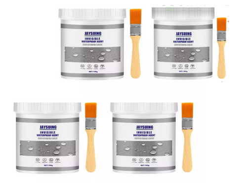 4 UNIDADES DE SELLADOR IMPERMEABLE TRANSPARENTE