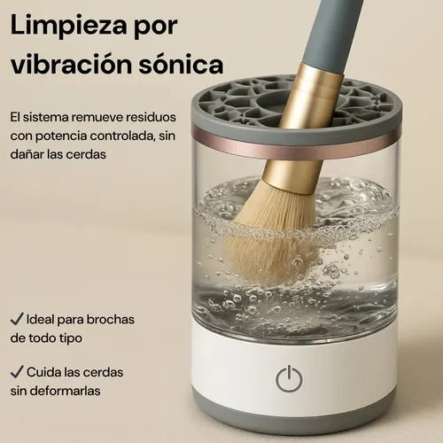 LIMPIADOR ELECTRICO AUTOMATICO DE BROCHAS DE MAQUILLAJE